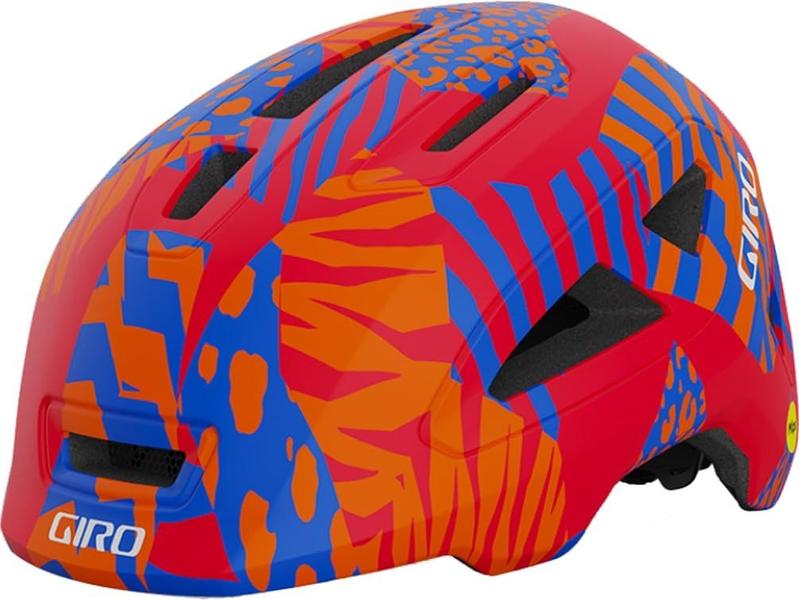 Imagem de Capacete de ciclismo Giro Scamp Youth Matte Red Animal II Small