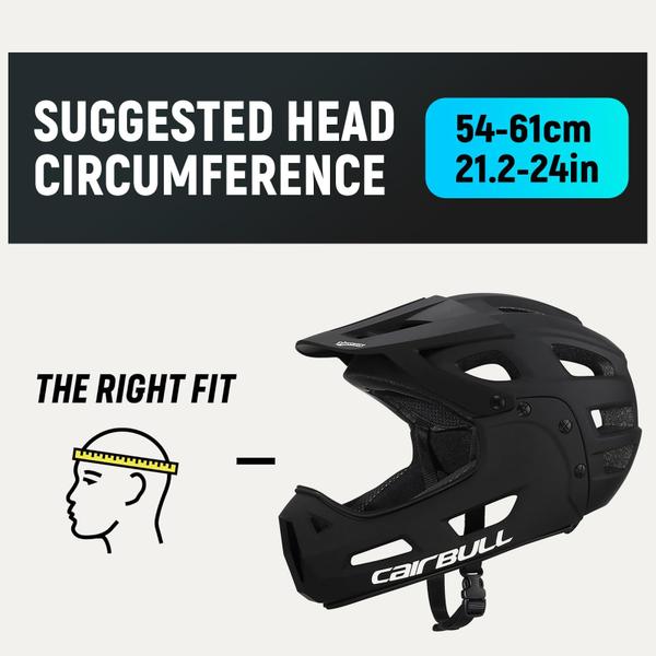 Imagem de Capacete de ciclismo LIXADA Full Face Adult Mountain Bike 54-61cm