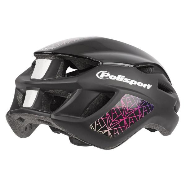 Imagem de Capacete de ciclismo polisport aero road tam m preto/roxo