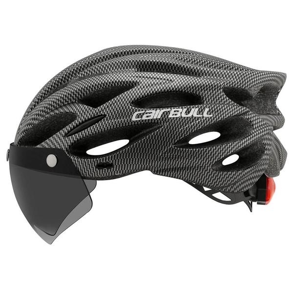 Capacete de Ciclismo Unissex com LED (54-62cm) - MTB, Road e Mountain Bike Imagem de Capacete de Ciclismo Unissex com LED (54-62cm) - MTB, Road e Mountain Bike