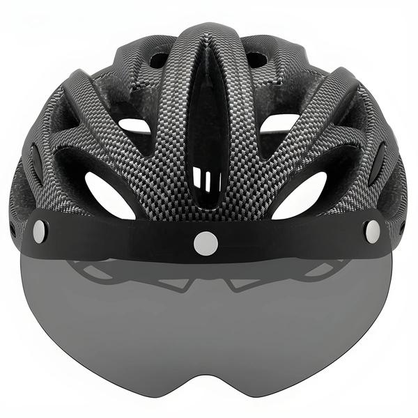 Capacete de Ciclismo Unissex com LED (54-62cm) - MTB, Road e Mountain Bike Imagem de Capacete de Ciclismo Unissex com LED (54-62cm) - MTB, Road e Mountain Bike