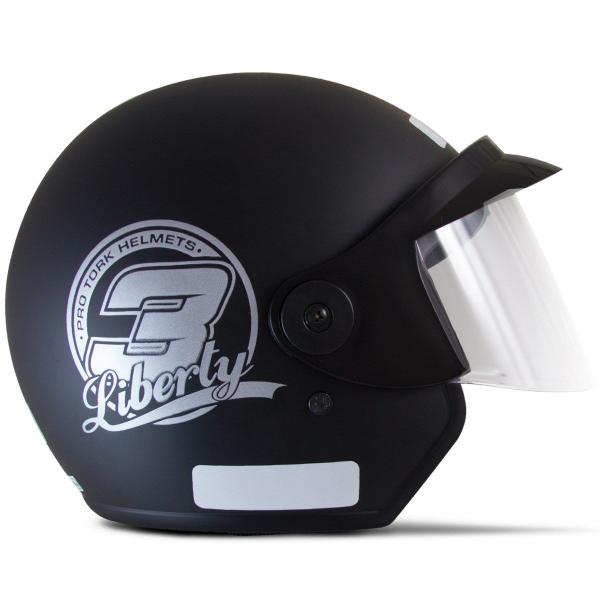 Imagem de Capacete De Moto Aberto Feminino e Masculino Liberty Three 3 Pro Tork Viseira Cristal Oferta