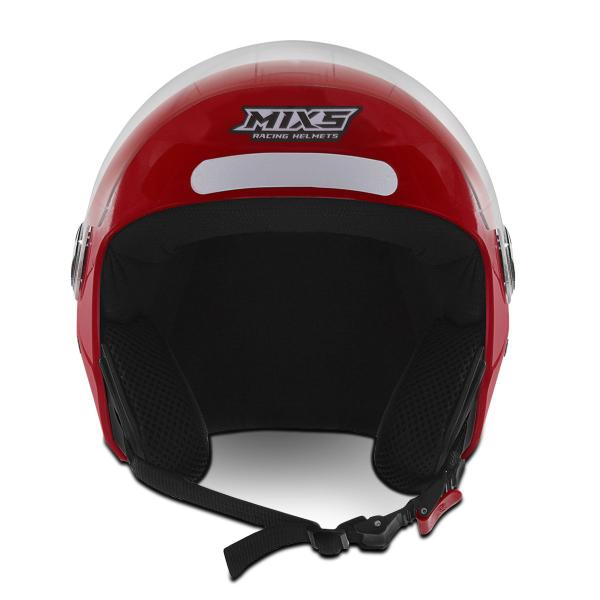 Imagem de Capacete De Moto Aberto Feminino e Masculino Mixs Way Com Viseira Cristal Oferta