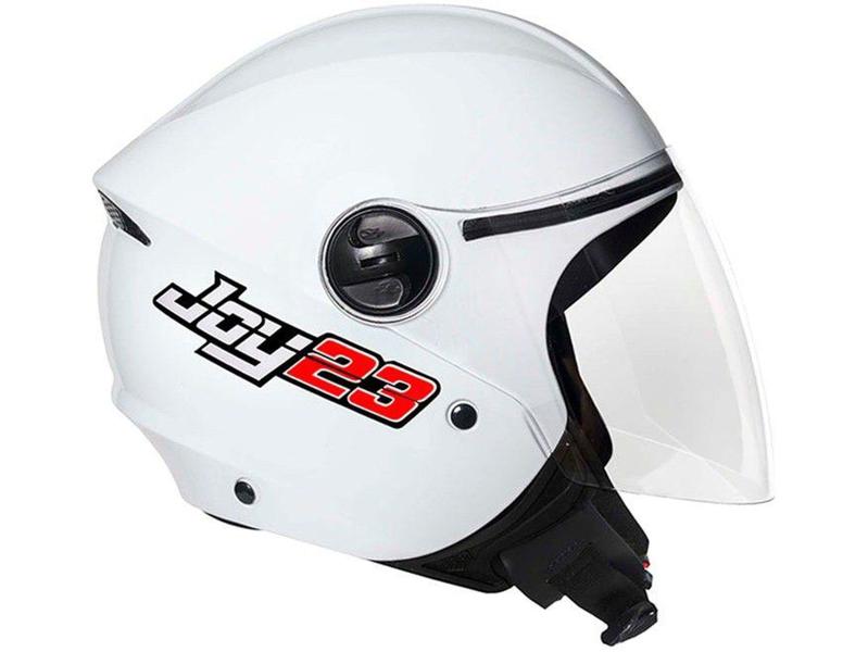 Imagem de Capacete de Moto Aberto Taurus JOY23 Branco Tamanho 58