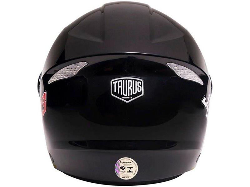 Imagem de Capacete de Moto Aberto Taurus San Marino - JOY23 Preto Tamanho 58