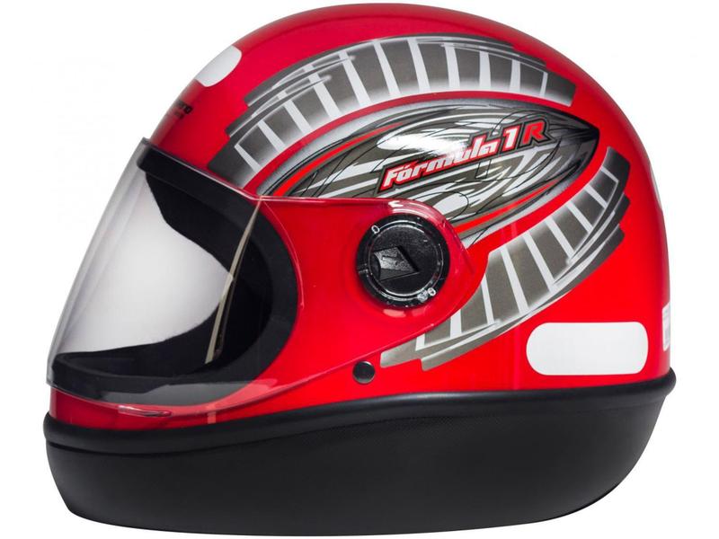 Imagem de Capacete de Moto Fechado Taurus Fórmula 1 - Grafic Vermelho Tamanho 60