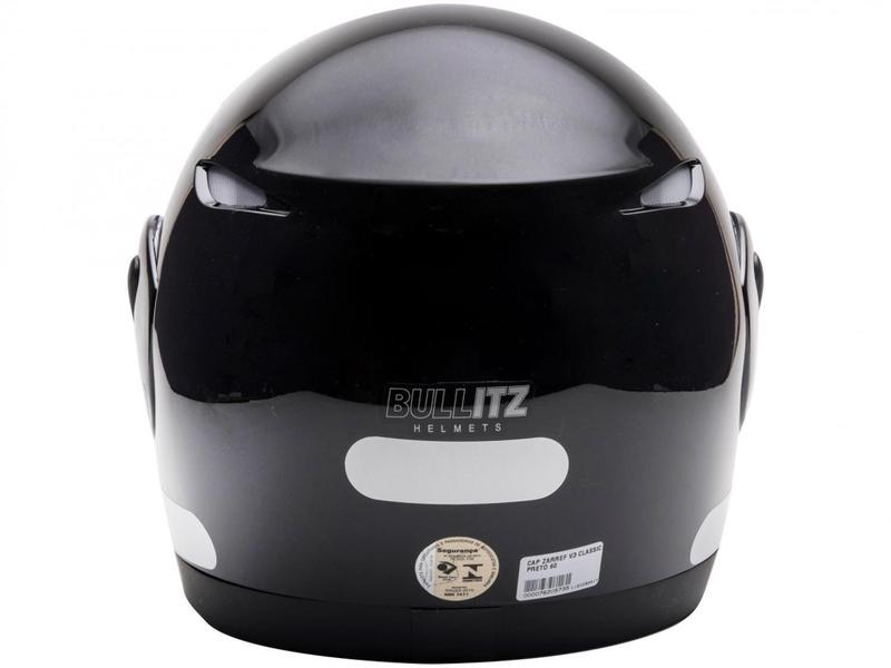 Imagem de Capacete de Moto Fechado Taurus Zarref - V4 CLASSIC Preto Tamanho 56