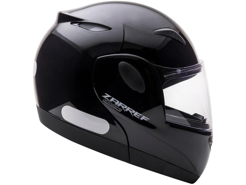 Imagem de Capacete de Moto Fechado Taurus Zarref V4 CLASSIC Preto Tamanho 56