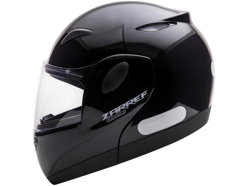 Imagem de Capacete de Moto Fechado Taurus Zarref - V4 CLASSIC Preto Tamanho 60