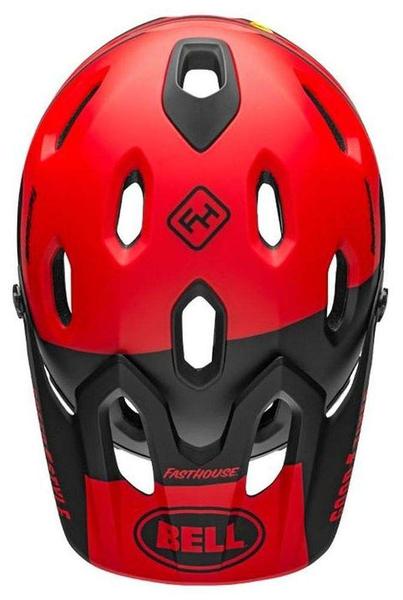 Imagem de Capacete de Mountain Bike BELL Super DH MIPS Fasthouse Vermelho/Preto