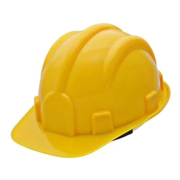 Imagem de Capacete de Segurança C/ Carneira Amarelo CA31469 Plastcor