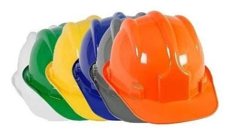 Imagem de Capacete De Segurança Obra Proteção Trabalho Epi Carpinteiro