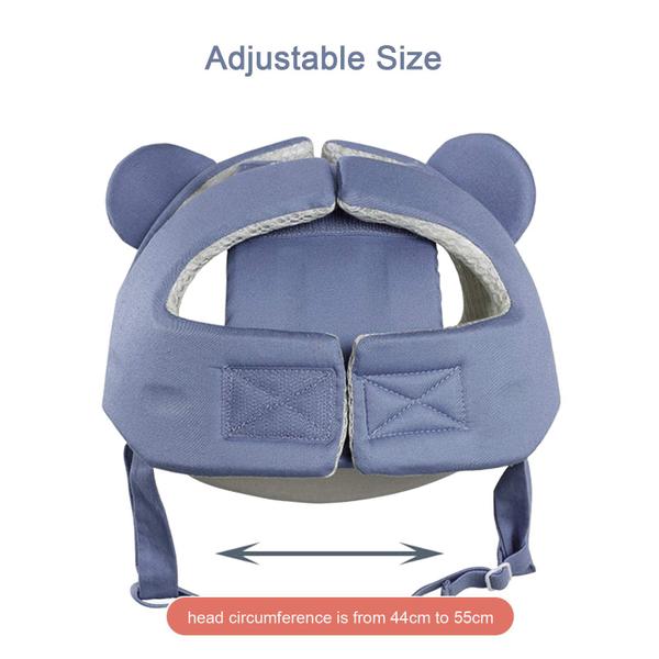 Imagem de Capacete de segurança Ocanoiy Baby Infant Toddler Headguard cinza