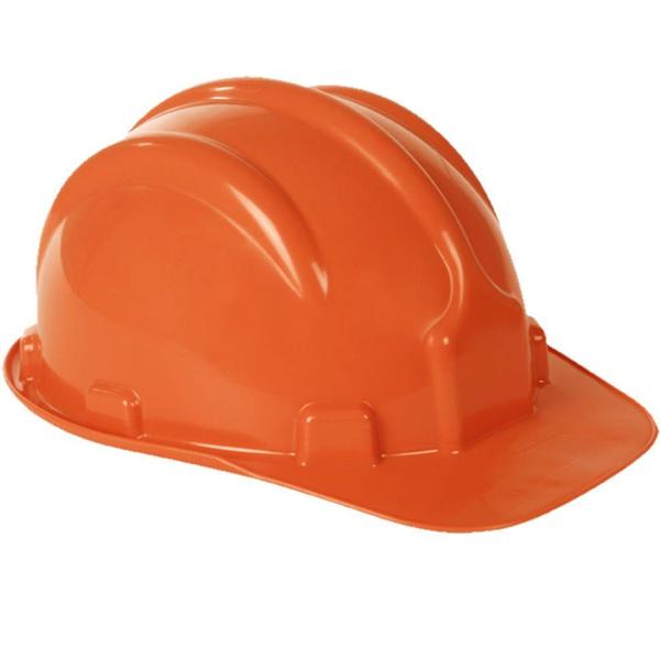 Imagem de Capacete de Segurança PLT com Selo Inmetro cor Laranja C.A. 31469 - PLASTCOR