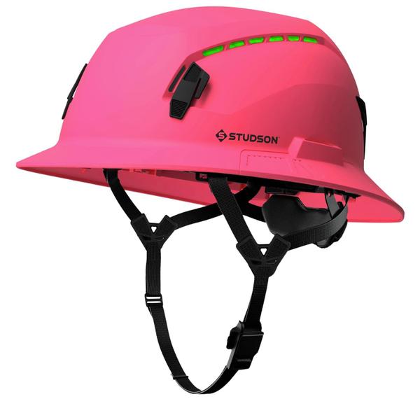 Imagem de Capacete de segurança STUDSON SHK-1 de aba cheia ventilado rosa tamanho 53-63 cm