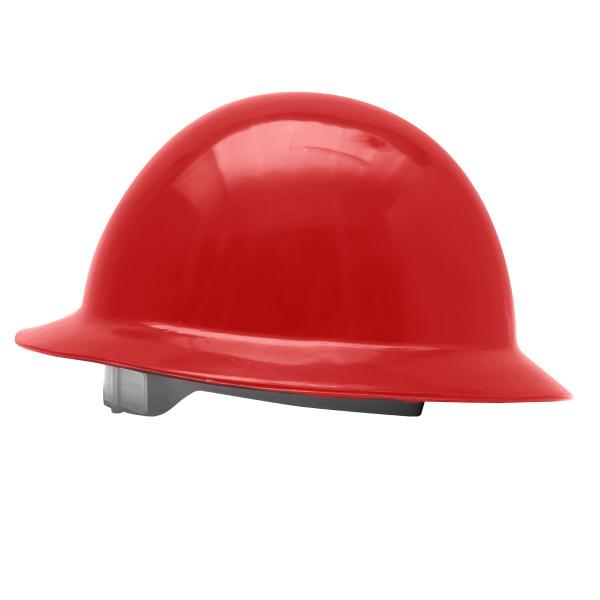 Imagem de Capacete de Segurança Tipo Eletricista Aba Total Vermelho C.A. 25883