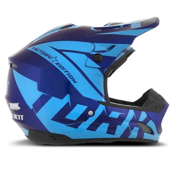 Imagem de Capacete De Trilha Motocross Off Road Fechado Pro Tork Th1 Factory Edition Esportivo