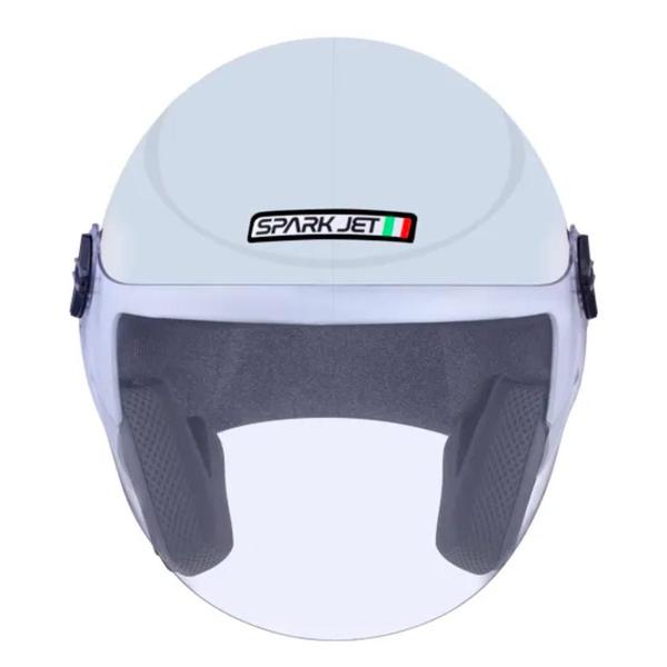 Imagem de Capacete EBF Spark Jet Solid Branco