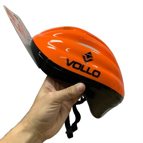 Imagem de Capacete Em EPS Patins Skate Patinete 55-58cm VCL410M Vollo M Médio Laranja