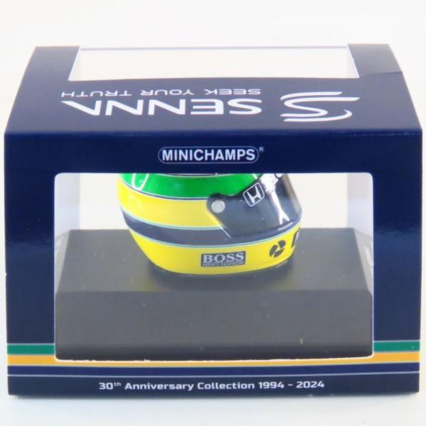 Imagem de Capacete em Miniatura - Ayrton Senna - Formula 1 - 4cm - 1/8 - Minichamps