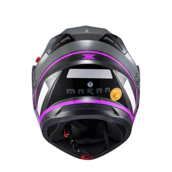 Imagem de Capacete Escamot Gladiator V3 Makan Cinza Rosa 62 - Texx