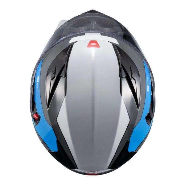 Imagem de Capacete Escamot Gladiator V3 Reisen Azul Vermelho E Branco 60 - Texx