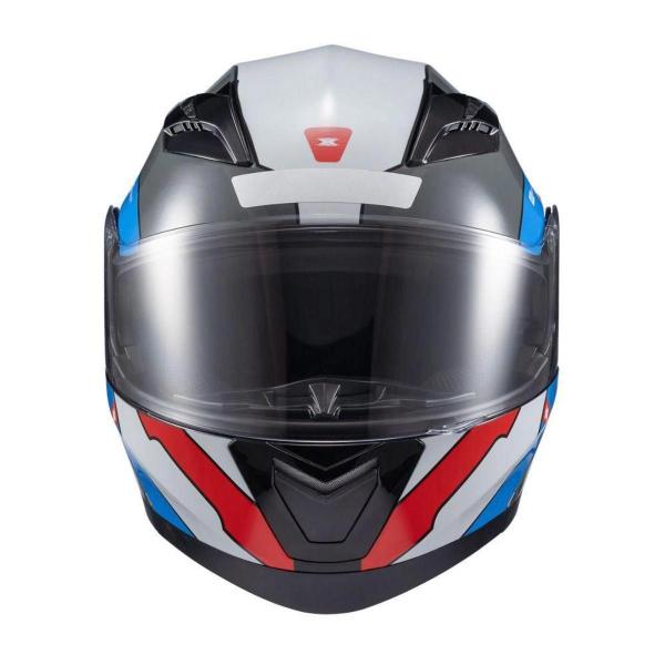 Imagem de Capacete Escamot Gladiator V3 Reisen Azul Vermelho E Branco 60 - Texx