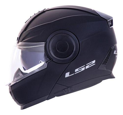 Imagem de Capacete Escamoteável Ls2 Scope Ff902 Monocolor Preto Fosco