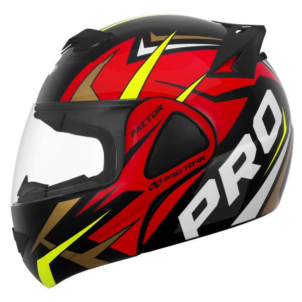 Imagem de Capacete Escamoteável Pro Tork V-pro Jet Factor Brilhante