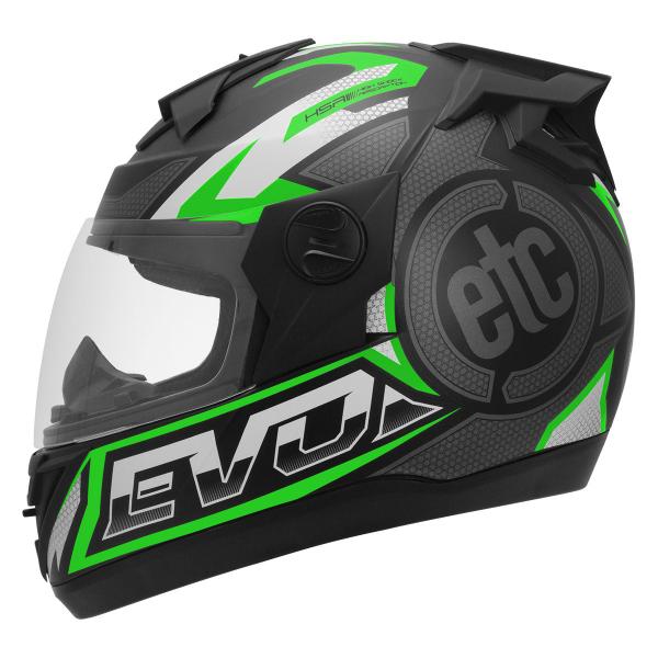 Imagem de Capacete Etceter Carbon Evo Fosco Conforto e Segurança