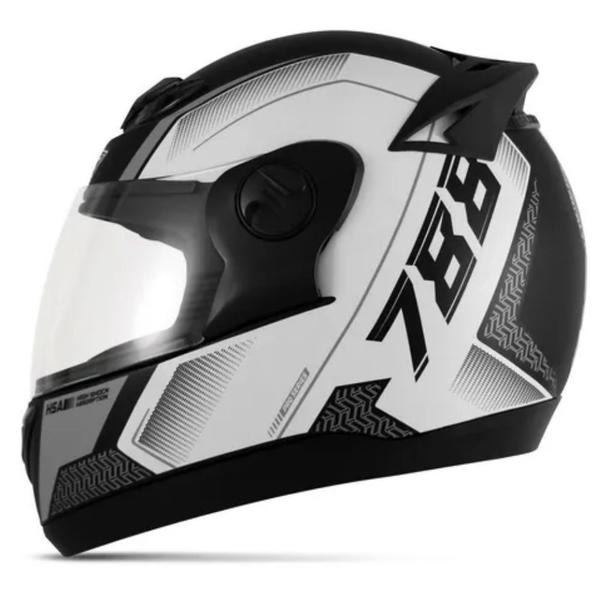 Imagem de Capacete Evolution 788 G6 Pro Series Tech Branco e Grafite Tamanho 56 Pro Tork - CAP-662GR