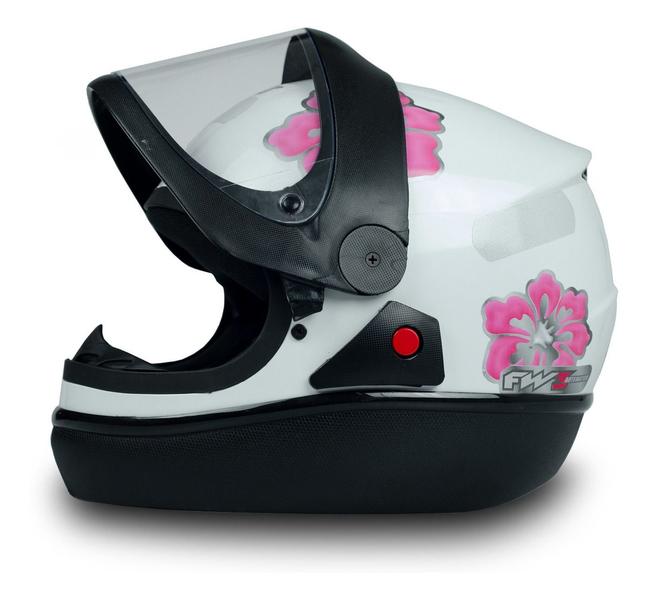 Imagem de Capacete Fechado Com Narigueira Para Moto Viseira Transparente Automatic Casco Em ABS Resistente Com Forro Removível