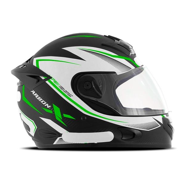 Imagem de Capacete Fechado Feminino e Masculino Mixs Mx2 Carbon Fosco Integral Oferta