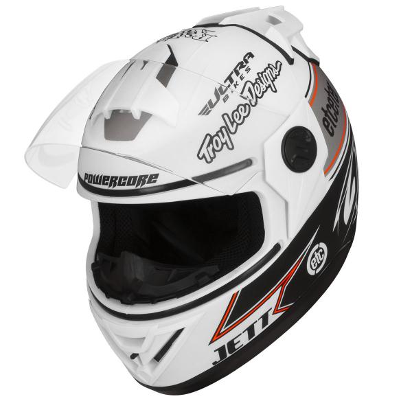 Imagem de Capacete Fechado Feminino Masculino Pro Tork Etceter G8 Power Brands Fosco Integral Com Narigueira 