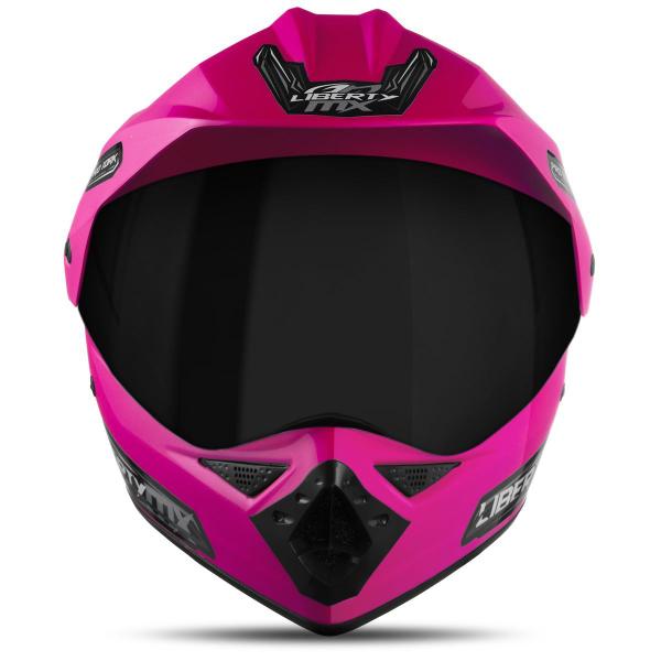 Imagem de Capacete Fechado Integral Esportivo Masculino Feminino Pro Tork Liberty Mx Vision Viseira Fumê Urban