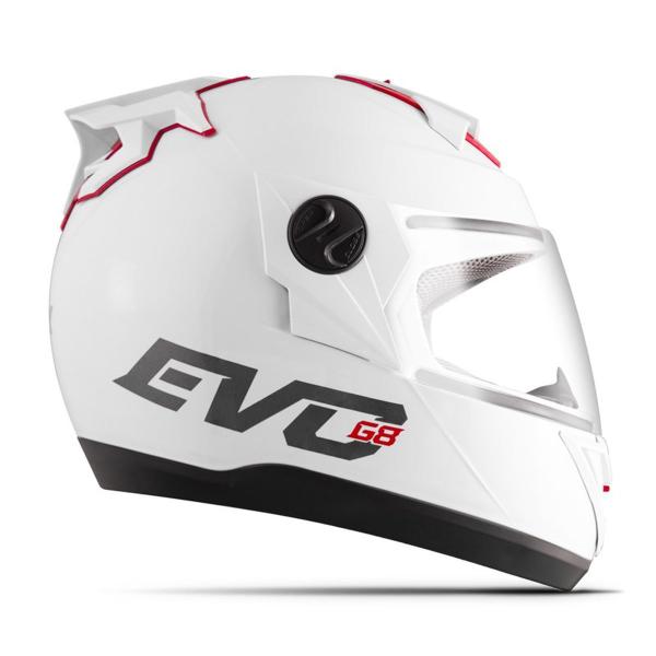 Imagem de Capacete Fechado Integral Pro Tork Evolution G8 Evo Solid Brilhante e Fosco Tamanhos 56 / 58 / 60 / 62