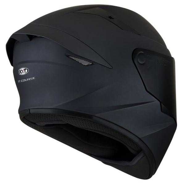 Imagem de Capacete Fechado Kyt Tt Course Plain Matt Black Preto Fosco