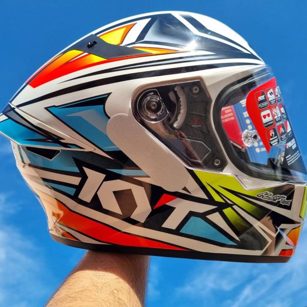 Imagem de Capacete Fechado Kyt Tt Course Radiance Kasma Daniel Brilho