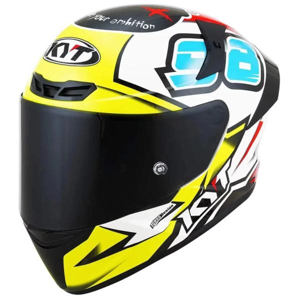 Imagem de Capacete Fechado Moto Fechado Kyt Tt Course 98 Bomb Brilho