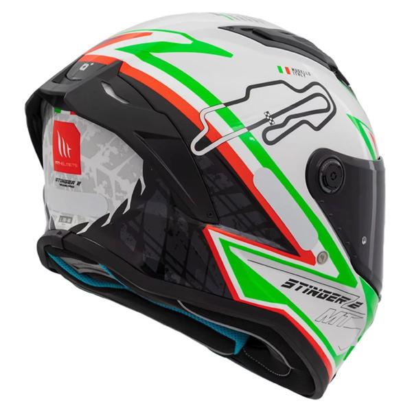 Imagem de Capacete Fechado Mt Stinger 2 Grand Prix A0 Italia Mugello