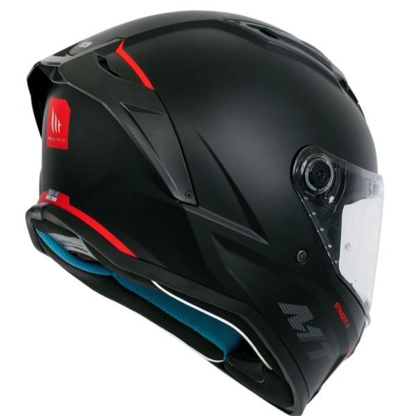 Imagem de Capacete Fechado Mt Stinger 2 Preto Fosco Solid A1 +Vis Fumê