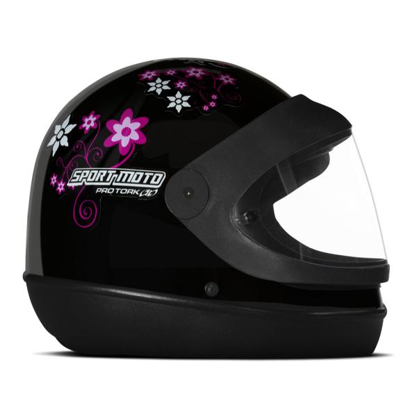 Imagem de Capacete Fechado Para Moto Feminino Sport Moto For Girls