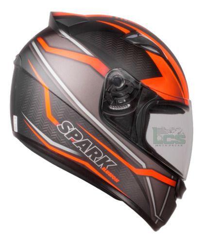 Imagem de Capacete Fechado Para Moto Motoqueiro Ebf New Spark Ilusion