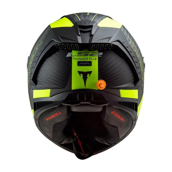 Imagem de Capacete Fechado Preto e Amarelo Fosco Thunder Racing 1 LS2