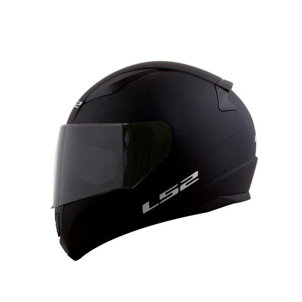 Imagem de Capacete Fechado Preto Fosco Rapid FF353 Monocolor LS2