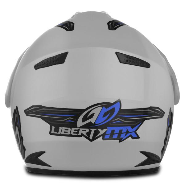 Imagem de Capacete Fechado Pro Tork Liberty Mx Pro Vision Vis. Cromada