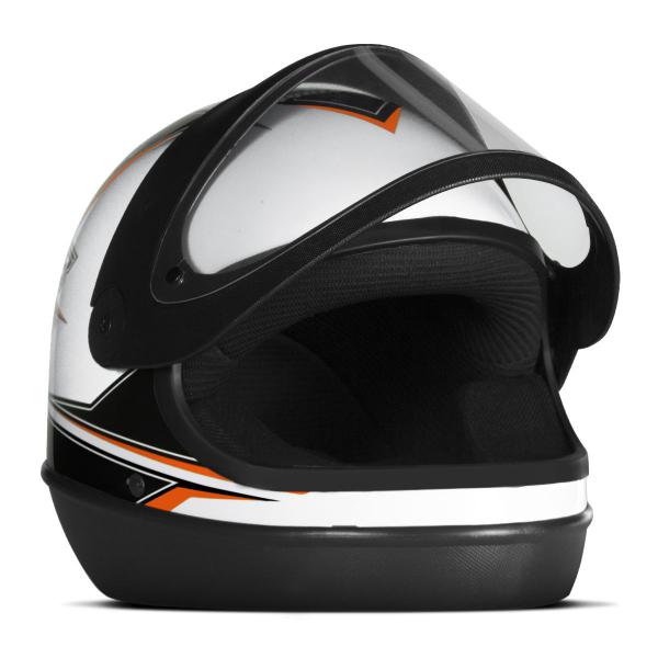 Imagem de Capacete Fechado Pro Tork Super Sport Moto Branco Automatico