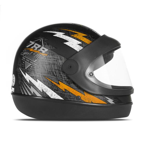 Imagem de Capacete Fechado Pro Tork Super Sport Moto Preto Automatico