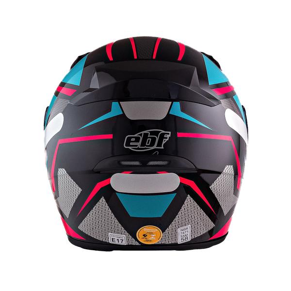 Imagem de Capacete Feminino Ebf Tiffany Sportivo Mais Viseira Camaleão