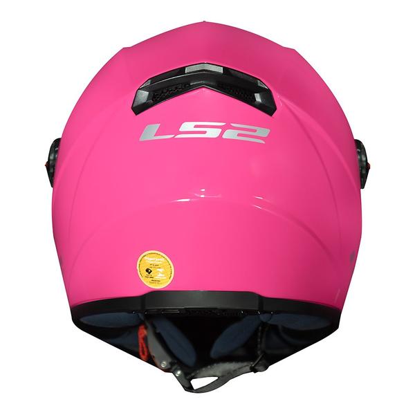 Imagem de Capacete Feminino LS2 FF358 Monocolor Rosa Brilhante